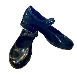 Bloch Girl’s Black Snap Tap Shoes 1 1/2 M